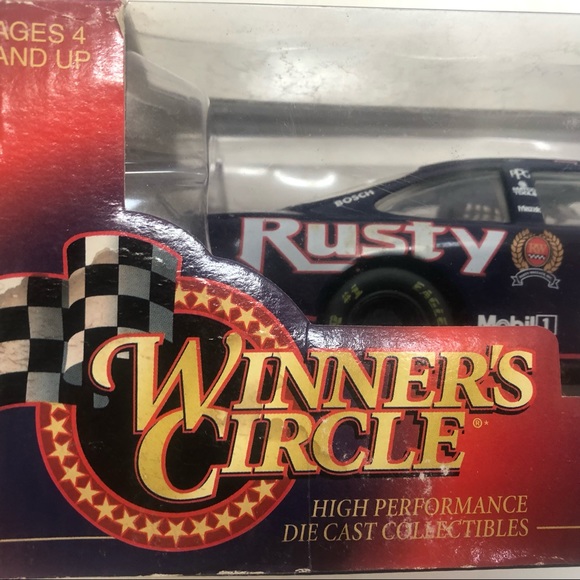 NIB 1998 Winners Circle NASCAR #2 Ford Taurus DieCast Rusty Wallace Penske 1:24 - Picture 9 of 10